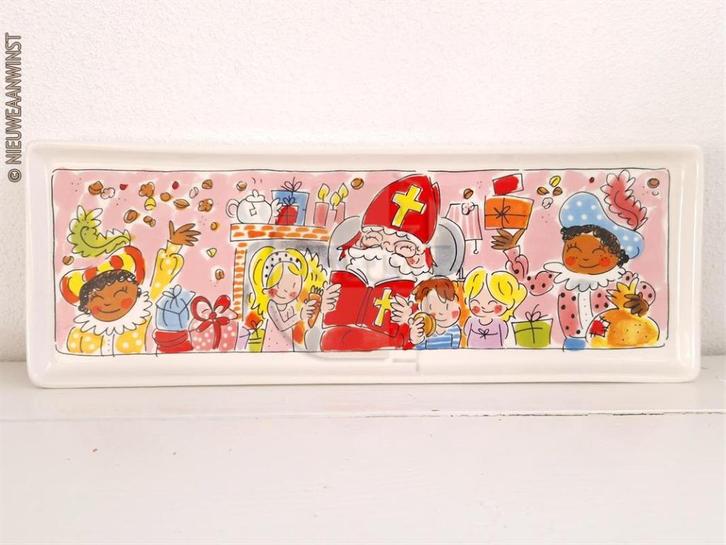 Cakeschaal Blond Amsterdam Sinterklaas serie - 12x33 cm, Diversen, Sinterklaas, Nieuw, Verzenden