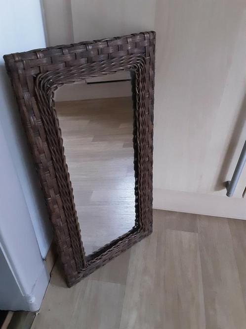 Rotan spiegel prachtige  retro, Maison & Meubles, Accessoires pour la Maison | Miroirs, Comme neuf, Enlèvement ou Envoi