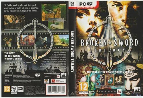 PC DVD ROM Broken Sword Trilogy, Games en Spelcomputers, Games | Pc, Gebruikt, Verzenden