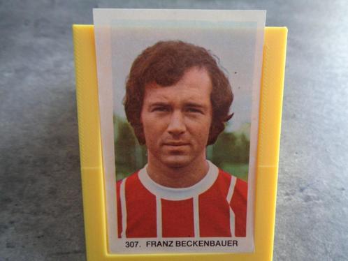 VANDERHOUT  VOETBAL PRENT PLAATJE  BECKENBAUER 70S enkel bie, Hobby en Vrije tijd, Stickers en Plaatjes, Plaatje, Ophalen of Verzenden