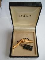 Lanvin Paris Germany dasspeld tie clip tie slide tie bar, Verzenden, Zo goed als nieuw, Overige kleuren, Effen