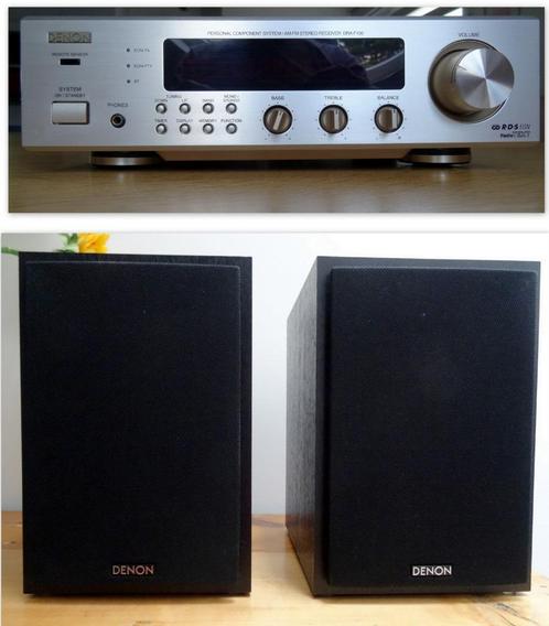 Denon, ampli + haut-parleurs, Audio, Tv en Foto, Versterkers en Ontvangers, Zo goed als nieuw, Stereo, Minder dan 60 watt, Denon