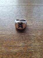 Signet ring met vlaamse leeuw, Ophalen of Verzenden, Zo goed als nieuw, Andere