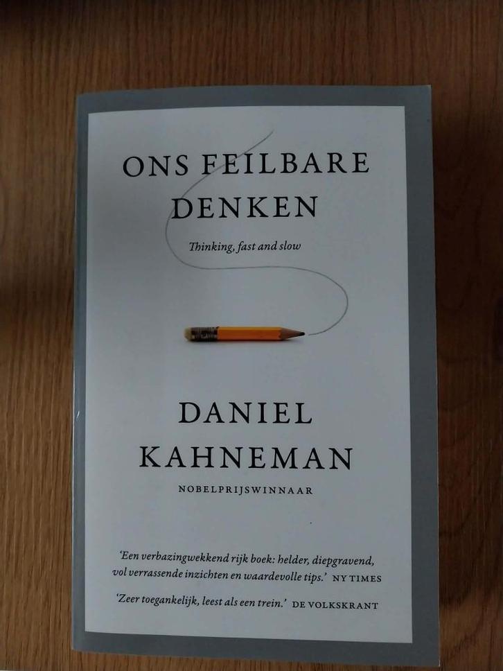 Ons Feilbare denken Daniel Kahneman, Boeken, Psychologie, Gelezen, Overige onderwerpen, Ophalen of Verzenden