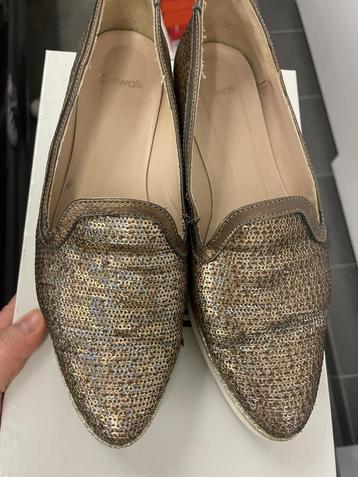 Bruine instappers met lederen zool van het merk Catwalk 37.  beschikbaar voor biedingen