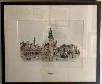 Kunstwerk prent uit Aalst, Enlèvement
