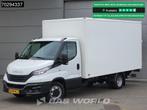 Iveco Daily 35C16 Bakwagen Laadklep Dubbellucht Airco Koffer, Auto's, Gebruikt, Euro 6, Iveco, Wit