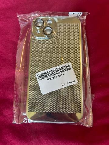 Iphone 14 Hoesje (zilver metaal)