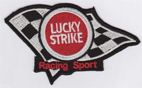 Lucky Strike Racing Sport stoffen opstrijk patch embleem #1, Motoren, Accessoires | Stickers, Verzenden