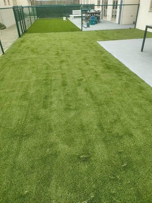 Kwaliteit s kunstgras, Tuin en Terras, Gras en Kunstgras, Zo goed als nieuw, Gras, Ophalen