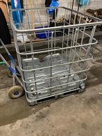 4 Cages Ibc pour stocker bois de chauffage, Blokken, Ophalen