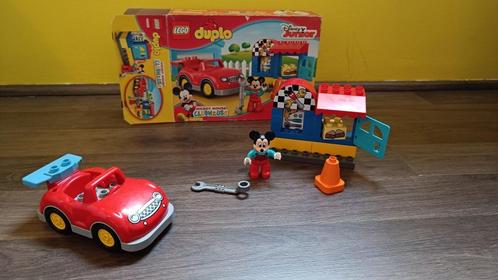 Duplo - Micky raceauto - 10829, Enfants & Bébés, Jouets | Duplo & Lego, Comme neuf, Duplo, Ensemble complet, Enlèvement ou Envoi