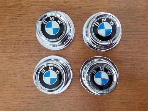 Chromen naafkapjes naafdoppen BMW 3er E30, BMW 36131127230, Auto diversen, Wieldoppen, Gebruikt, Ophalen of Verzenden