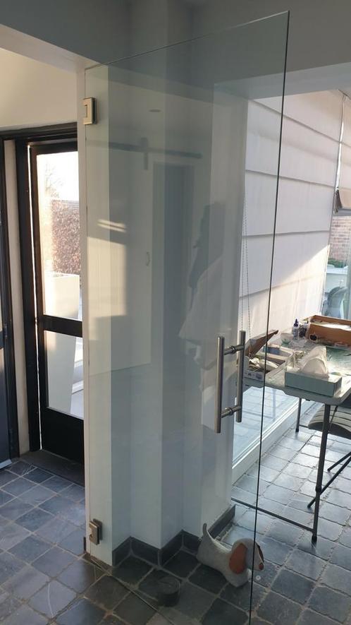 Glazen binnendeur, Doe-het-zelf en Bouw, Deuren en Vliegenramen, Gebruikt, Binnendeur, Ophalen