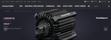 " FANATEC " ClubSport DD Wheel Base 12 Nm. (gloednieuwe) beschikbaar voor biedingen