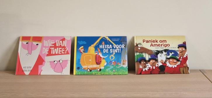 Sinterklaas  boeken   3 stuks, Divers, Saint-Nicolas, Utilisé, Enlèvement