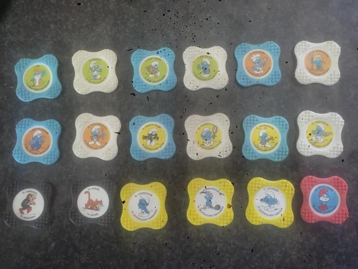 18 skatterz Schtroumpf - Série complète., Verzamelen, Smurfen, Nieuw, Poppetje, Figuurtje of Knuffel, Verschillende Smurfen, Ophalen of Verzenden