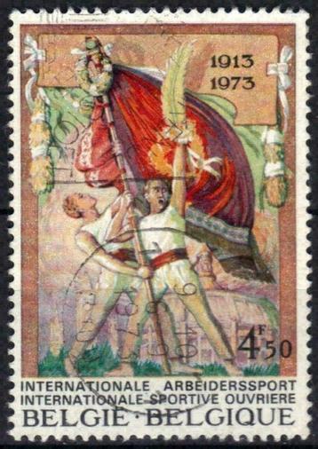 Belgique 1973 - Yvert 1666/OBP 1674 - Sport ouvrier (OB), Envoi, Affranchi, Oblitéré, Sport