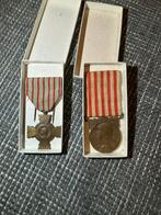 Wo1 lot van 2 Franse medailles, Verzamelen, Ophalen of Verzenden