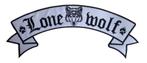 Gilet à banderole Moker Patch Lone Wolf XL - 340 x 140 mm, Neuf