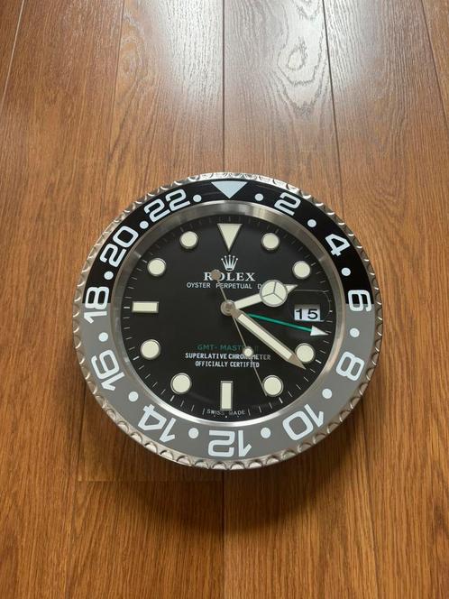 Rolex Bruce Wayne wandklok nieuw!, Huis en Inrichting, Woonaccessoires | Klokken, Zo goed als nieuw, Wandklok, Ophalen of Verzenden