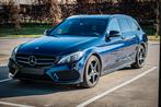 Mercedes C180CDI AMG Packet, Auto's, Achterwielaandrijving, Blauw, Leder, Bedrijf