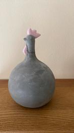 Ancienne poule j Line très lourd béton, Collections, Comme neuf