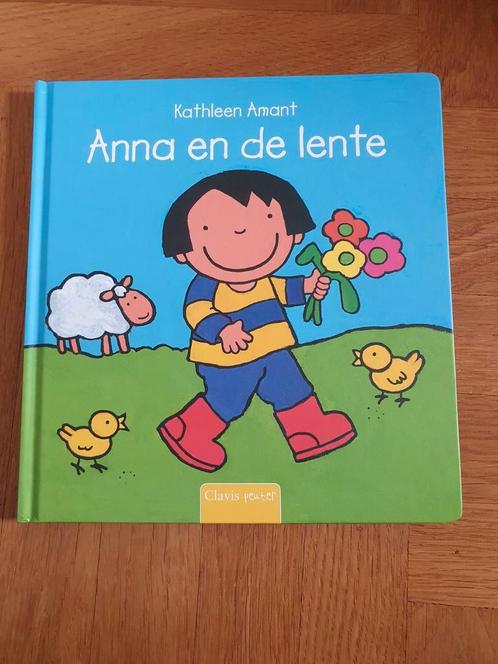 Kathleen Amant - Anna en de lente, Boeken, Kinderboeken | Baby's en Peuters, Zo goed als nieuw, Ophalen of Verzenden