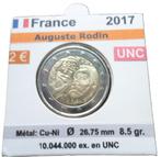 FRANCE 2 euro RODIN 2017 UNC, Verzenden, Frankrijk, 2 euro, Losse munt
