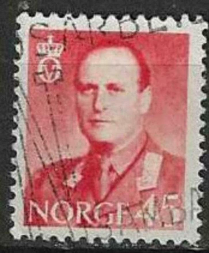 Noorwegen 1958-1960 - Yvert 383 - Koning Olav V (ST), Postzegels en Munten, Postzegels | Europa | Scandinavië, Noorwegen, Verzenden
