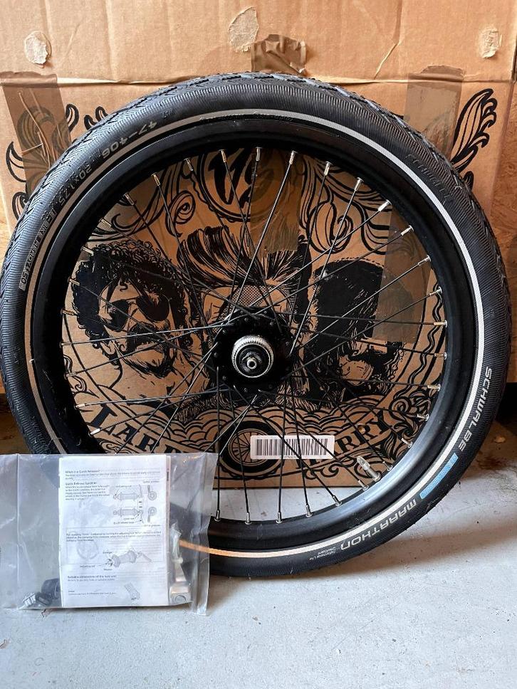 Bullitt voorwiel Alfine +naafdynamo Supra en Big Ben (nieuw), Fietsen en Brommers, Fietsonderdelen, Nieuw, Algemeen, Wiel, Ophalen