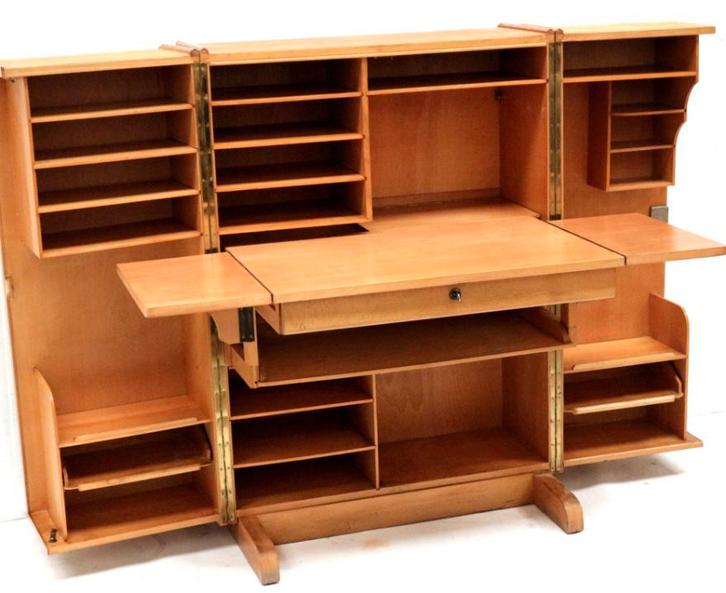 Vintage Magic box bureau/secretaire Mullentheiler & Meier, Huis en Inrichting, Bureaus, Bureau, Ophalen