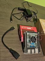 Raspberry Pi 4 Model B (2GB) – Set met Miuzei Case & Voeding, Enlèvement ou Envoi, Comme neuf