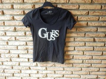 (56) - tee shirt femme t.S noir - guess - beschikbaar voor biedingen