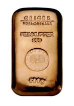 Barre de cuivre Geiger Schloss Güldengossa 500 grammes, Timbres & Monnaies, Métaux nobles & Lingots, Enlèvement ou Envoi, Cuivre