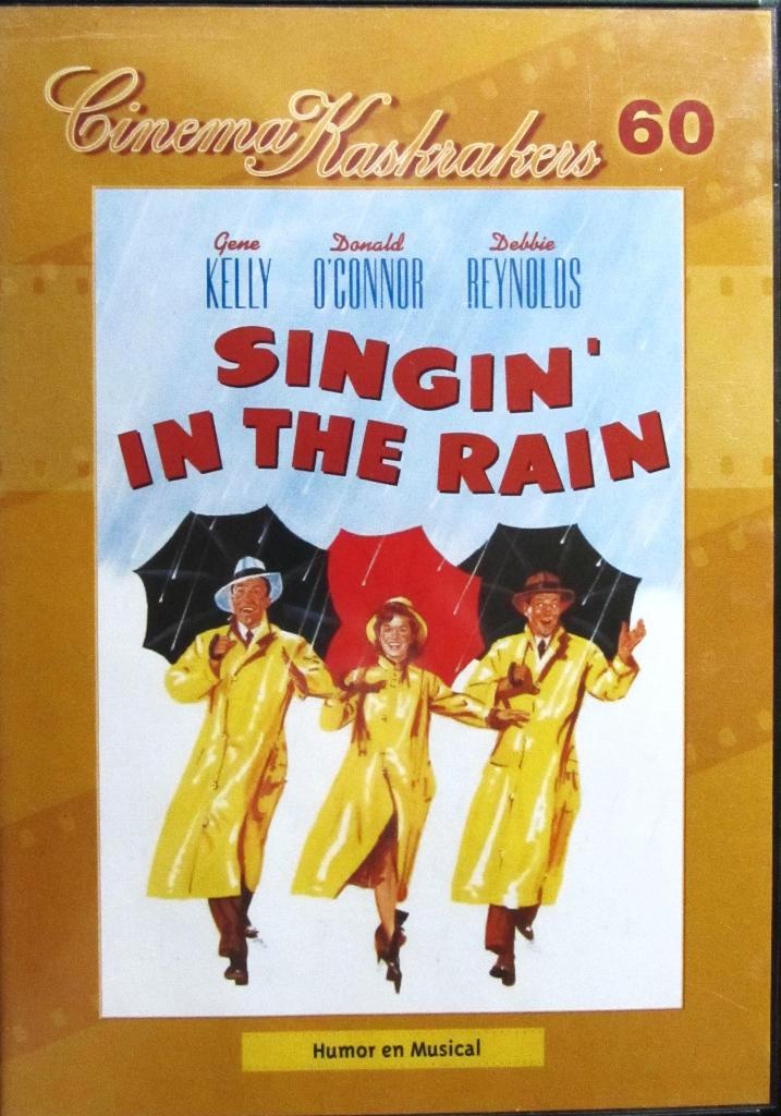 DVD MUSICAL MET BOEKJE- SINGIN IN THE RAIN, (GENE KELLY ...), CD & DVD, DVD | Action, Comme neuf, Autres genres, Tous les âges