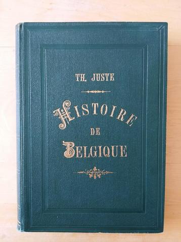 Geschiedenis van België Théodore Juste beschikbaar voor biedingen