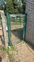 Bekaert tuinhek groen, Ophalen, Gebruikt, Staal, Minder dan 100 cm