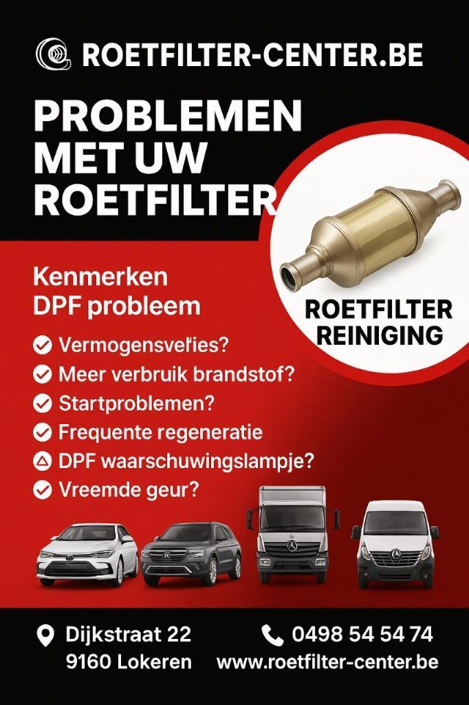 Roetfilter reinigen/Revisie/Carbon cleaning/Totaaloplossing, Zakelijke goederen, Machines en Bouw | Onderhoud en Reiniging, Ophalen of Verzenden