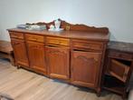 Vintage houten buffetkast, Ophalen, Gebruikt, 100 tot 150 cm, Eikenhout