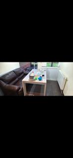 Lederen fauteuil voor 3/4 personen, Ophalen, Gebruikt, Leer