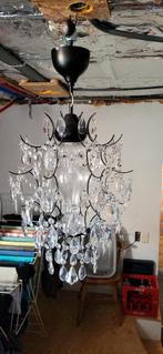 Kristallen Kroonluchter, Enlèvement, Comme neuf, Métal