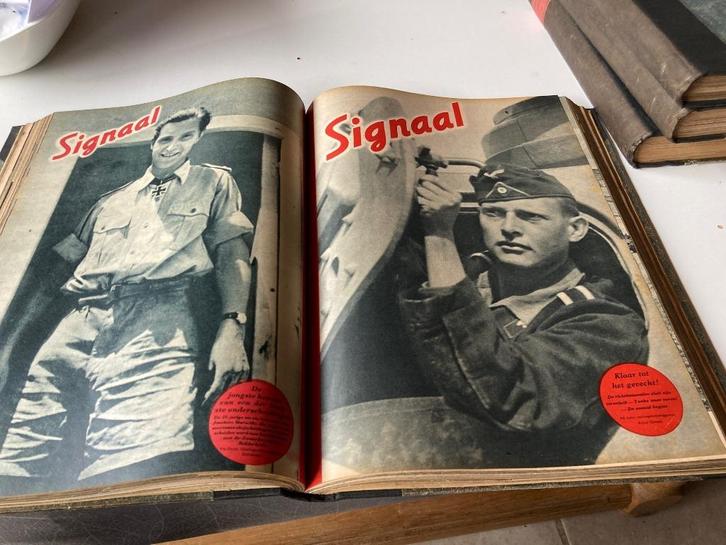 Signaal Duits oorlogstijdschrift 1941-1942, Livres, Guerre & Militaire, Comme neuf, Général, Deuxième Guerre mondiale, Enlèvement ou Envoi