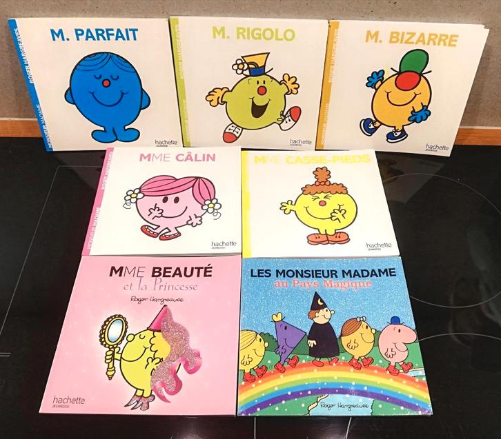 BXL Série MONSIEUR MADAME, 7 livres, Livres, Livres pour enfants | 0 an et plus, Comme neuf, Enlèvement ou Envoi