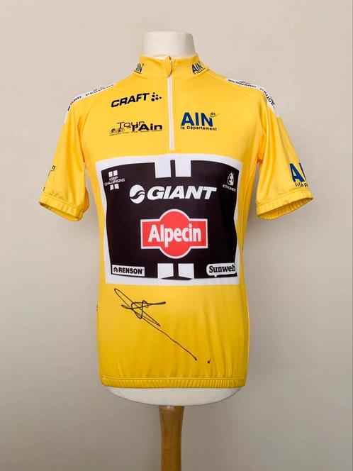 Giant Alpecin Tour de l’Ain 2016 Yellow Jersey issue Oomen, Sport en Fitness, Wielrennen, Zo goed als nieuw, Kleding, Ophalen of Verzenden
