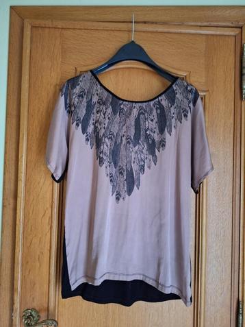 blouse tons "terre de sienne" taille 42