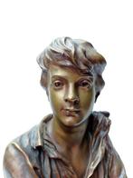 Columbus / De jonge zeeman - Jules Weyns - BE- bronzen beeld, Ophalen