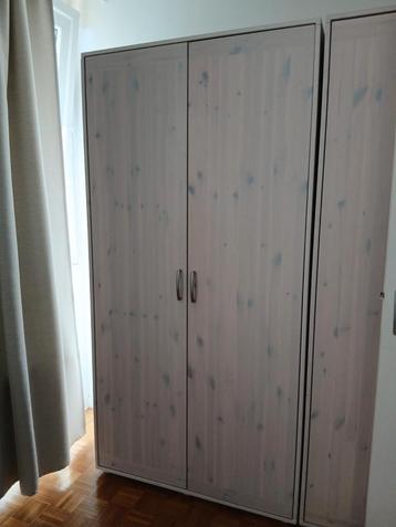 Flexa kleerkast 101x56x201 cm 2 deuren pastelroze beschikbaar voor biedingen