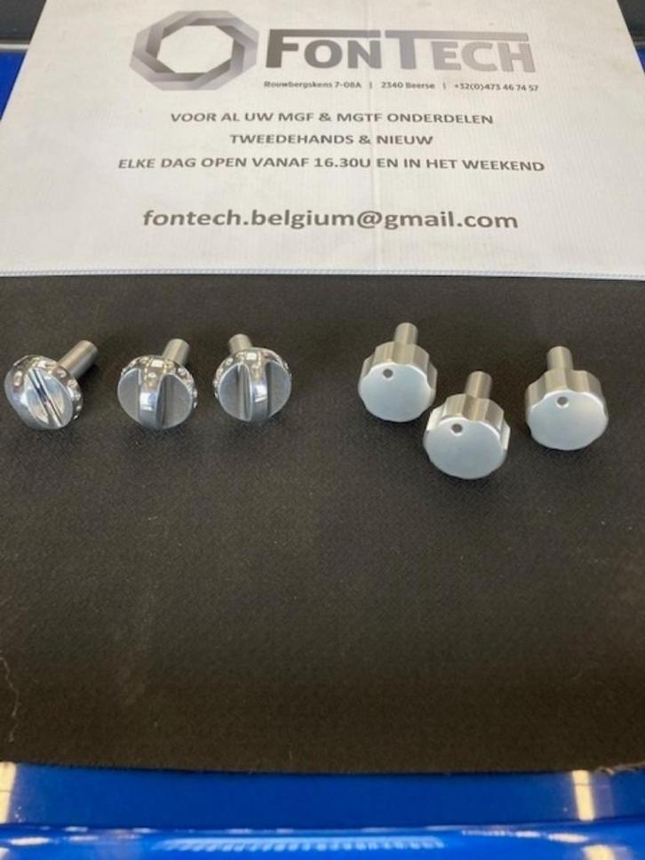 MG TF MGF aluminium knoppen set verwarming nieuw, Auto diversen, Auto-accessoires, Nieuw, Ophalen of Verzenden