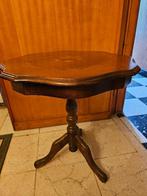 houten tafeltje, Ophalen